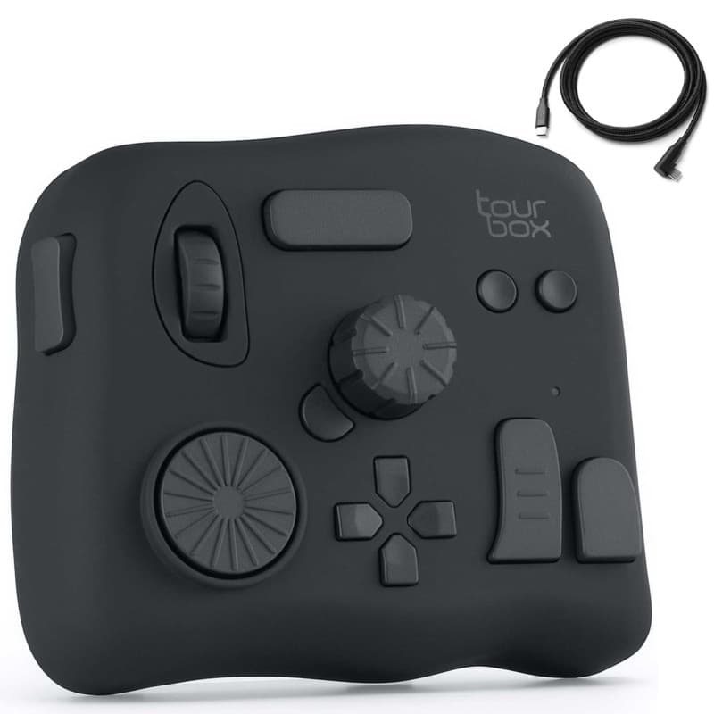 TourBox Neo, Contrôleur d'édition Vidéo Photo, Raccourci Clavier Personnalisable, Console Créative d'équipement Non Visuel pour