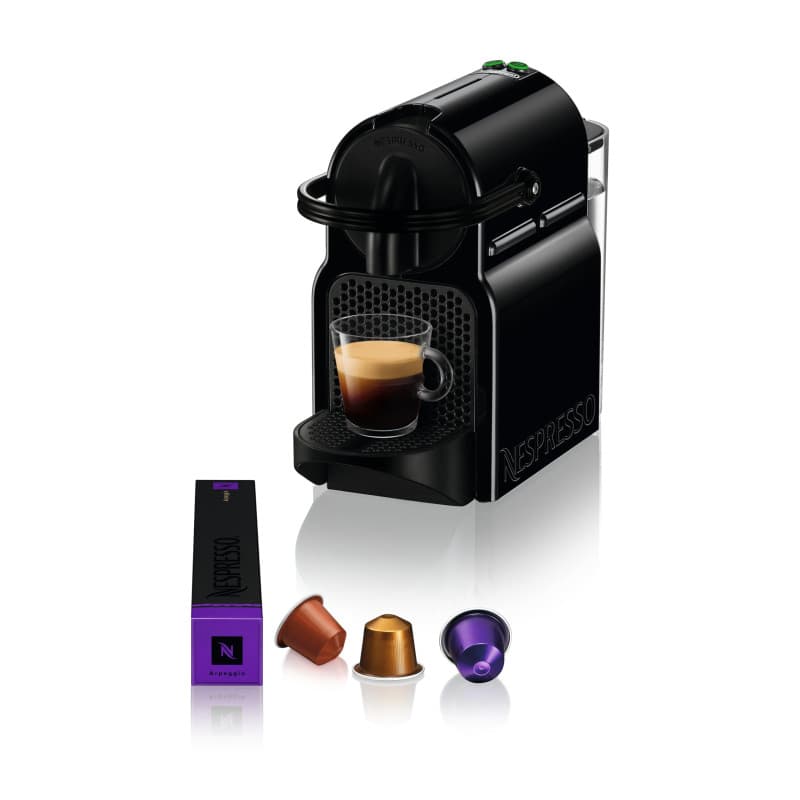 De'Longhi Nespresso Inissia EN80.B, Machine à Café Automatique, Machine à Capsules pour une Seule Tasse, Ensemble de Bienvenue I