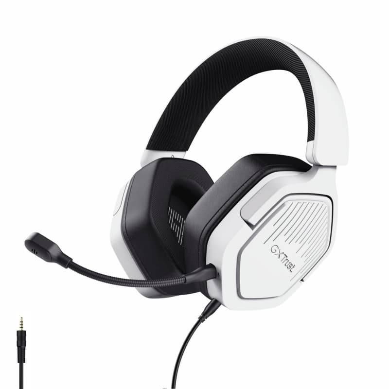 GXTrust 1492W Ravox Casque Gaming pour PS5 PS4 Switch PC Xbox Mobile, Jack 3,5 mm, Pilotes 50mm, Bandeau Rembourré, Oreillettes