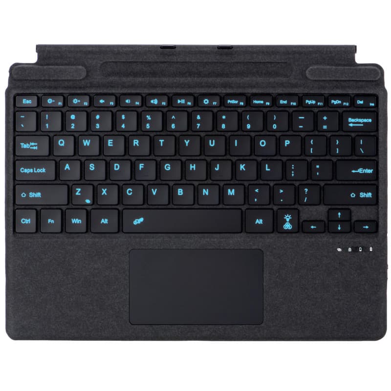 Clavier Bluetooth pour Microsoft Surface Pro Copilot+ PC (11e édition), compatible avec Pro 8 Pro 9 Pro 10/ Pro X Pro 11 générat