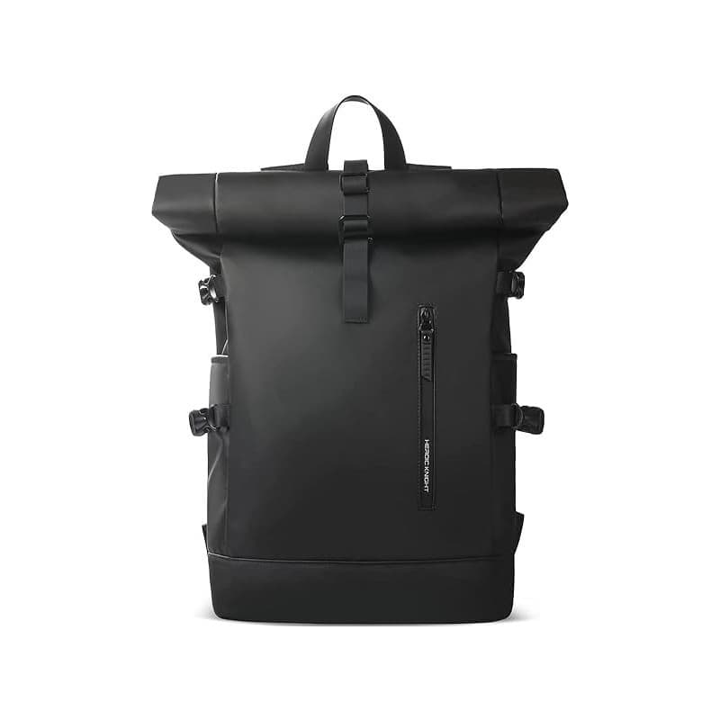 hk Sac a Dos Extensible 27L Sac Roll-Top Etanche Grand Sac a Dos PC Portable 15.6 Pouces avec USB Charging Port Pour Hommes Femm