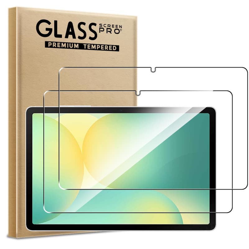 WFTE [Lot de 2 Verre Trempé pour Samsung Galaxy Tab S10 FE 10.9", 0,26mm Film de Protection D'écran avec Haute Transparence à 99