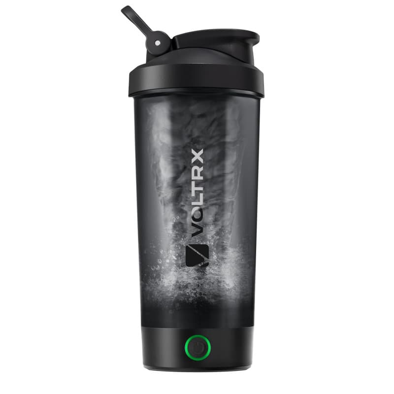VOLTRX Titanus Bouteille shaker de protéines, mélangeur de protéines électrique rechargeable USB C, pour shakes protéinés et sha