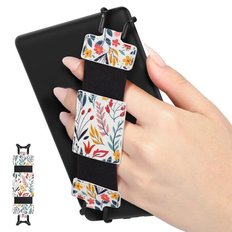 MoKo Dragonne Souple pour 6-8" Kindle eReaders Fire Tablet -Kobo/Voyaga/Sony Kindle E-Book Tablet, Sangle de Sécurité Tablette P