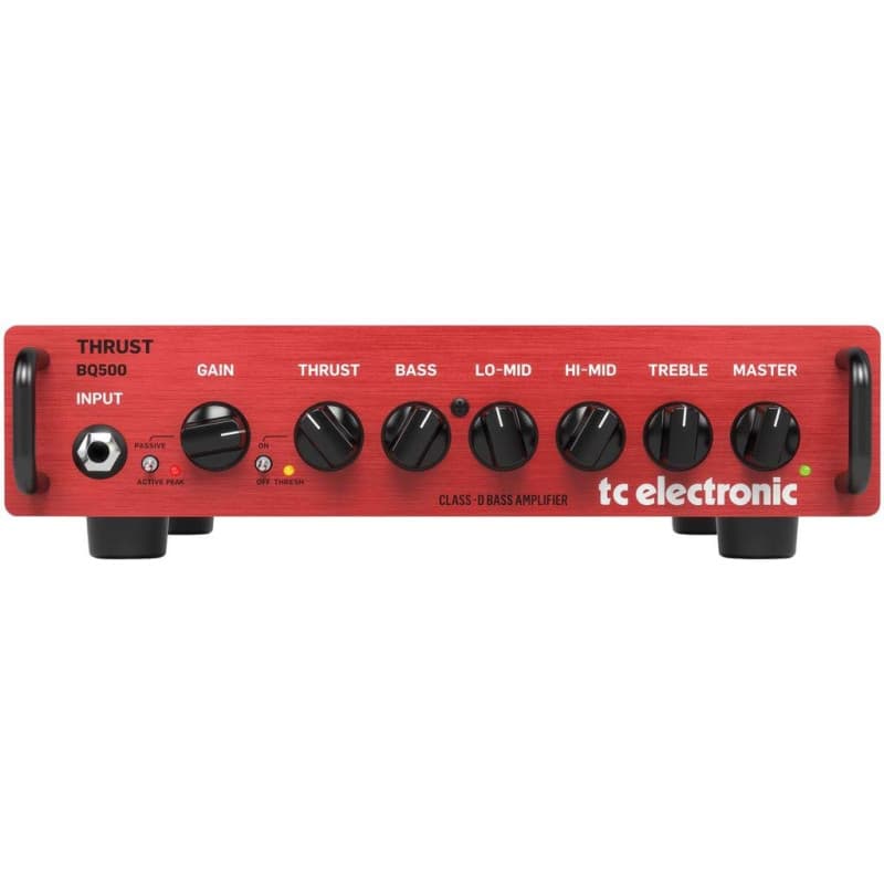 TC Electronic BQ500 Tête d'Ampli Portable pour Basse 500 Watt avec Préampli Mosfet et Compresseur Thrust