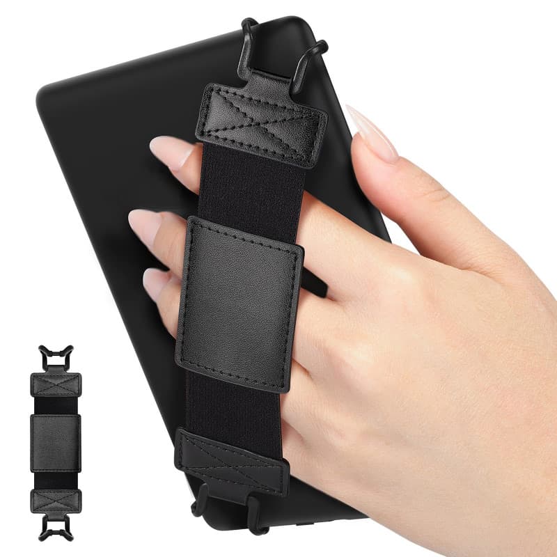 MoKo Dragonne Souple pour 6-8" Kindle eReaders Fire Tablet -Kobo/Voyaga/Sony Kindle E-Book Tablet, Sangle de Sécurité Tablette P