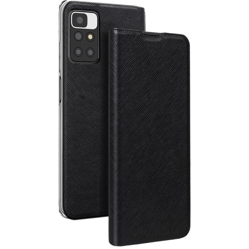 Etui Folio Xiaomi Redmi 10 Noir - Porte-carte intégré Bigben