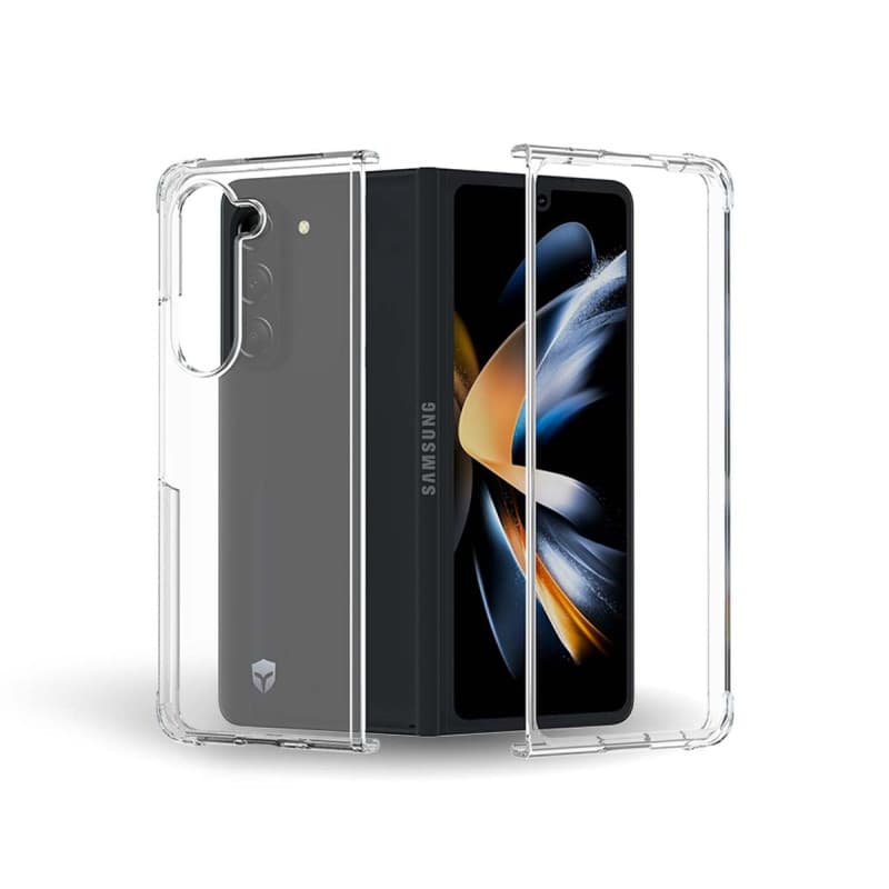 Double Coque Renforcée Samsung G Z Fold 5 DUO Transparente - Garantie