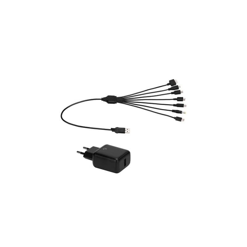 EgoGear SCH7-UNI-BK chargeur d'appareils mobiles Universel Noir Secteur Charge rapide Intérieure