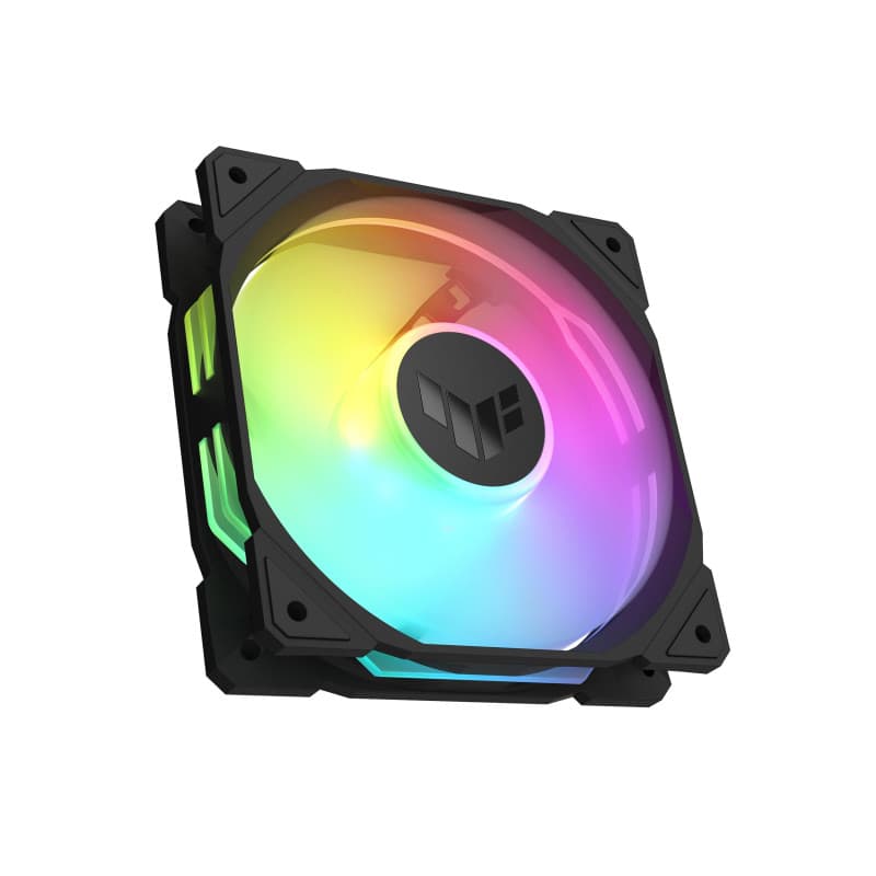 ASUS TUF Gaming TR120 ARGB Fan - Single Pack Boitier PC Ventilateur 12 cm Noir
