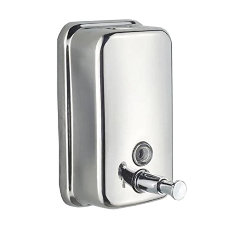 OFKPO 500ml Distributeur de Savon Mural, Distributeur de Savon Salle de Bain en Acier Inoxydable ou Cuisine Boîte de Savon Liqui
