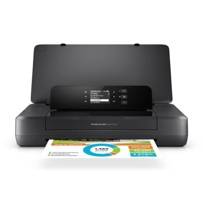HP OfficeJet 200 Mobile Couleur 4800 x 1200dpi A4 WiFi Noir – Imprimante d'encre (PCL 3, 4800 x 1200 dpi, 50/60 Hz, A4, Papier s