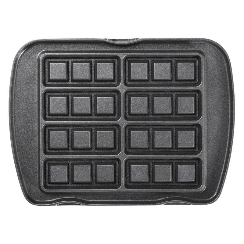 LAGRANGE Jeu de plaques Mini-gaufres, compatible avec tous les gaufriers "Premium", Plaques en fonte d'aluminium, Revêtement ant
