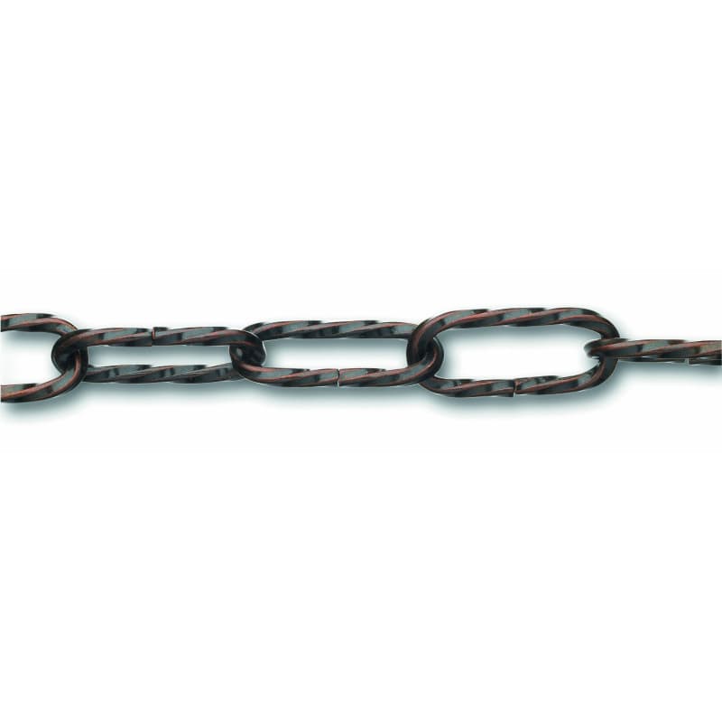 Chapuis LVBL16 Chaîne lustrerie torse bronze 10 kg D 2,2 mm L 1,5 m, Marron