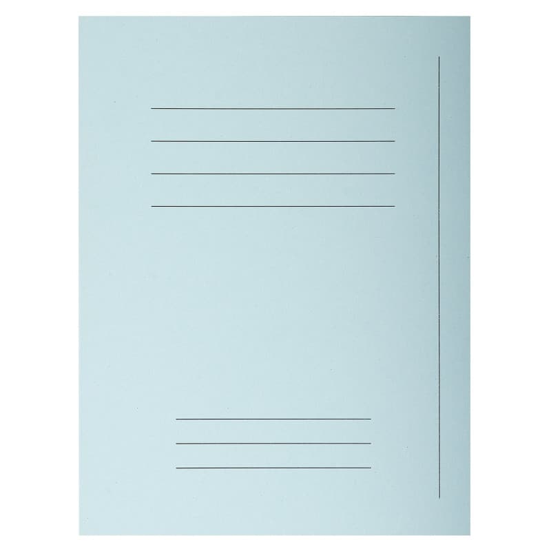 Exacompta - Réf. 435006E - Paquet de 50 chemises rigides imprimées Forever® 220 g/m2 - chemises 100% recyclées et certifiées Ang