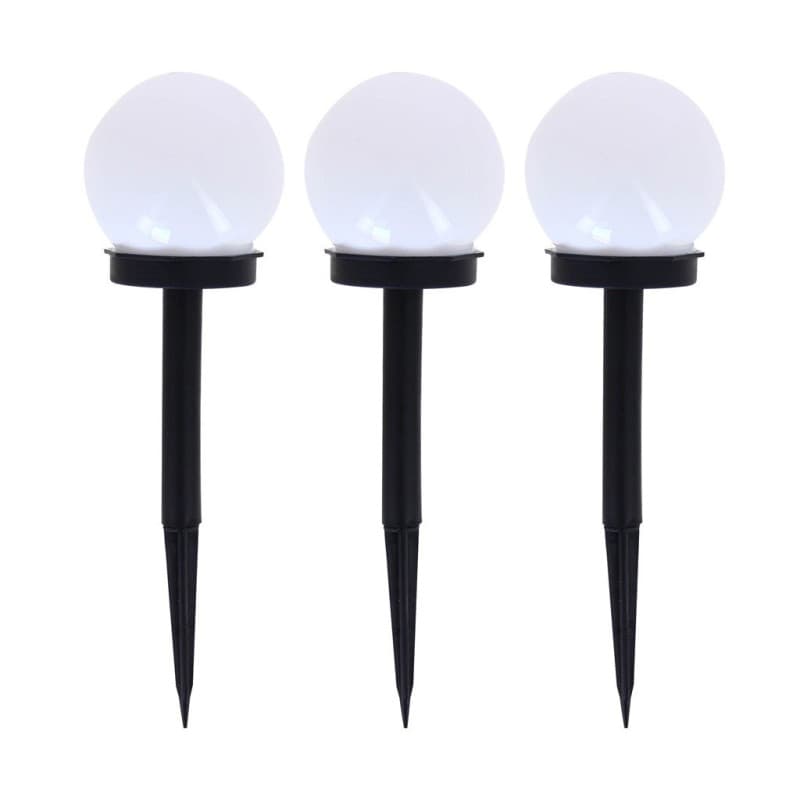 Xanlite, PACK3SO50B, Lot de 3 Balises Solaires RVB, IP44, Autonomie 8H