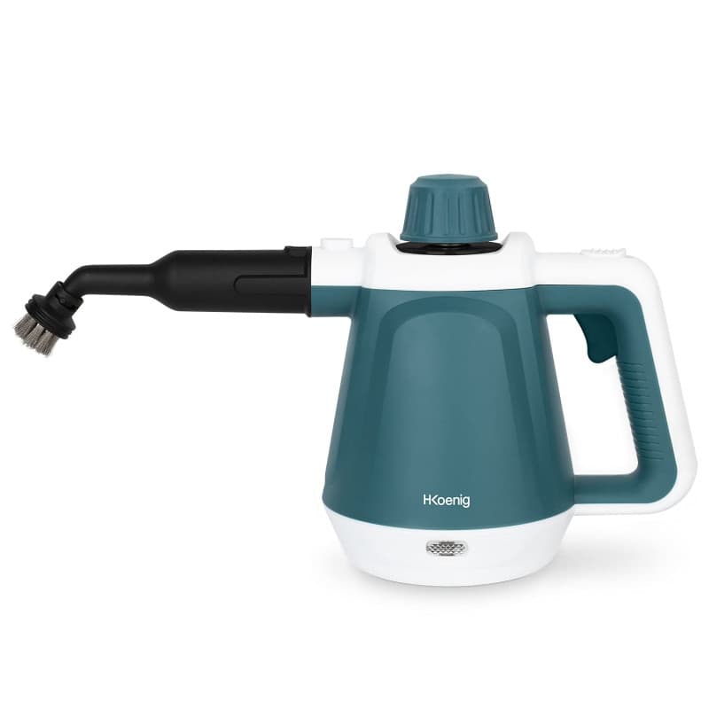 H.Koenig Nettoyeur Vapeur à Main NV680, 99,99% des bactéries tuées sans produit chimique, 3.5 bar, Vapeur 40g/min, Prêt en 5 min
