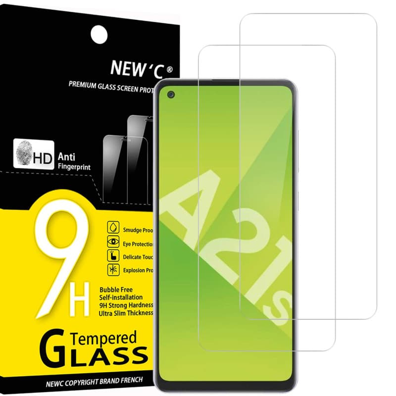 MAYtobe Verre Trempé pour Samsung Galaxy A21s - Protection Écran Haute Définition