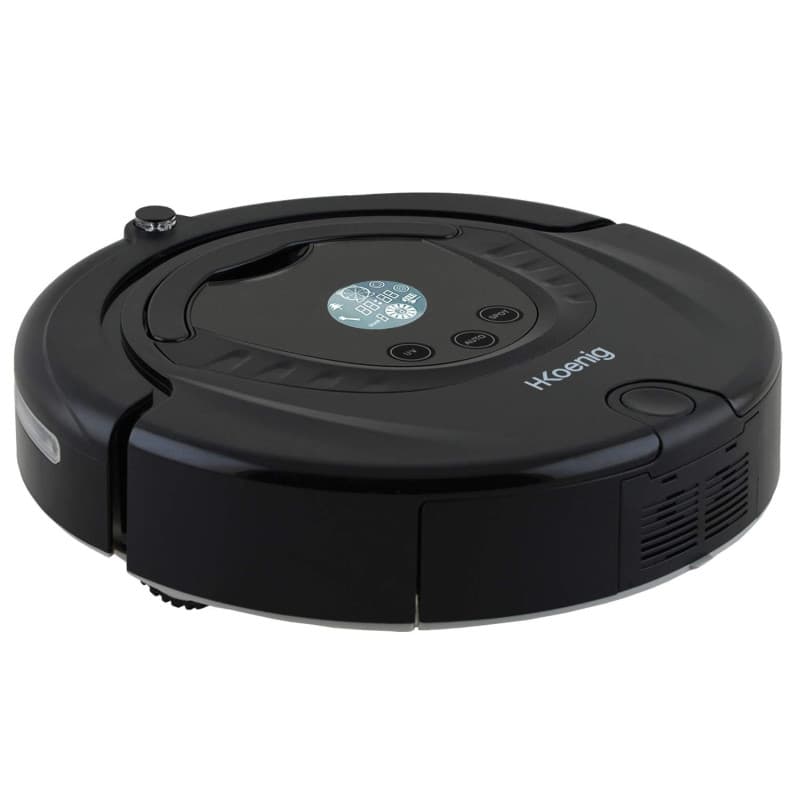 H.Koenig Aspirateur robot Intelligent gestion optimisée SWR32 Puissant Silencieux Rapide Automatique, Autonome 90min, Programmab