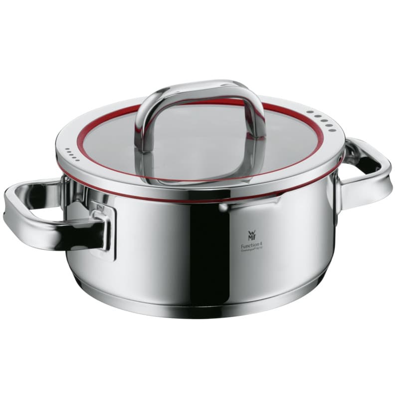WMF 0760206380 Faitout Bas avec Couvercle Function 4 20 cm