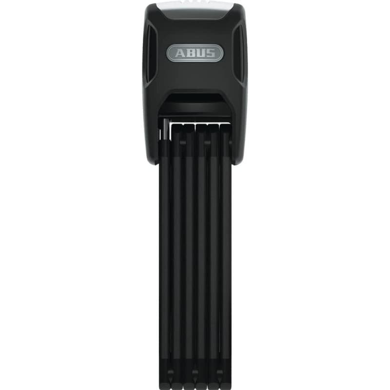 ABUS Antivol pliable Bordo Alarm 6000KA SH avec support - antivol vélo en acier trempé - avec alarme sonore de 100 dB et cylindr