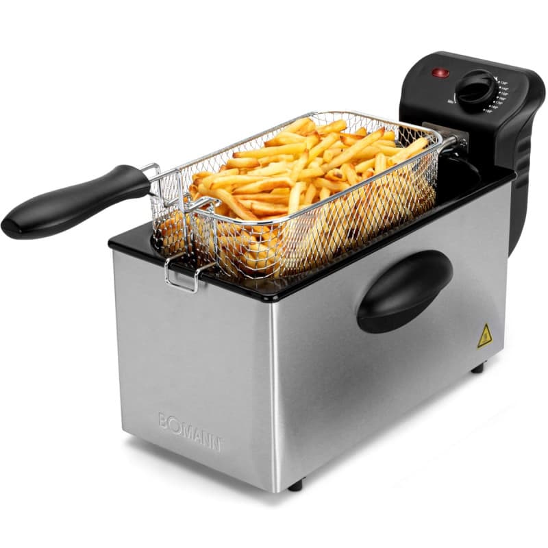 Friteuse electrique - Friteuse avec huile - Friteuse électrique - Friteuse semi pro - Bomann FR 2264 CB - Friteuse Corps, couver