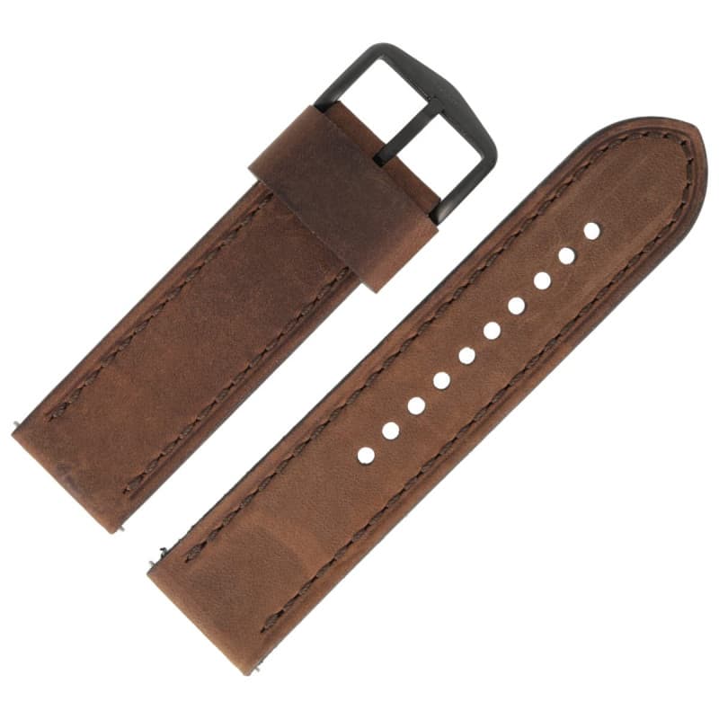Fossil Bracelet de montre 24mm cuir marron - JR-1487 | LB-JR1487