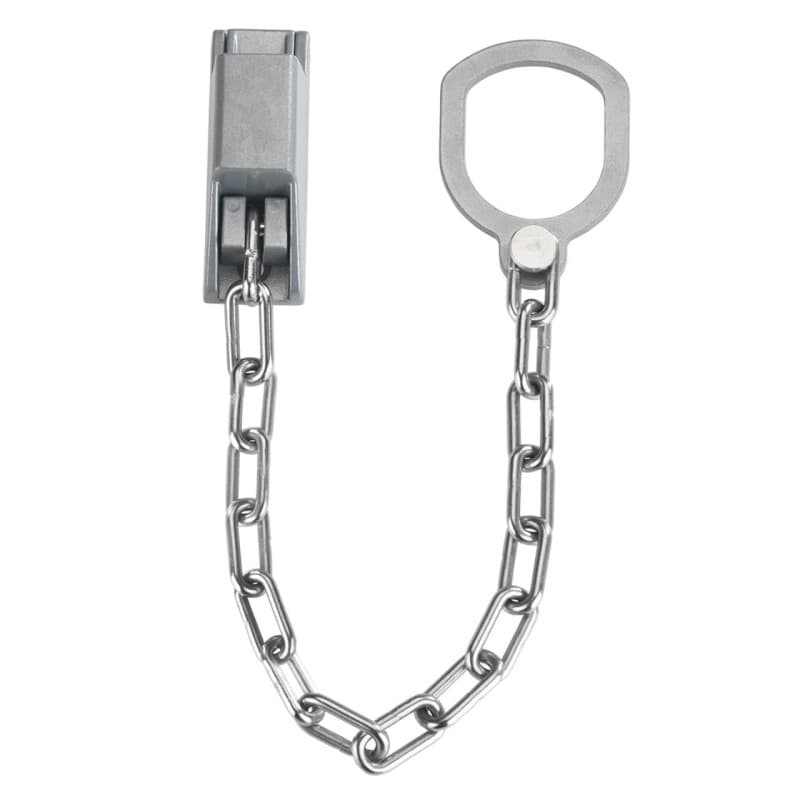 Maximex Chaîne poignée de porte verrouillable, Argent mat