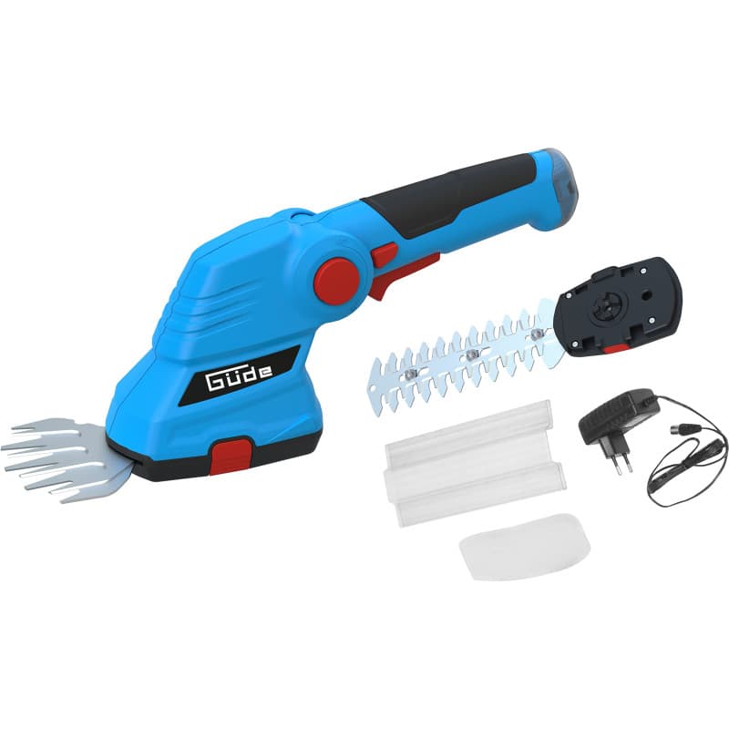 Güde 95508 Kit d'entretien de Jardin sans Fil GPS 7,2 V-1,5 Li-ION (Batterie 7,2 V, Li-ION, kit composé d'un Embout de cisaille