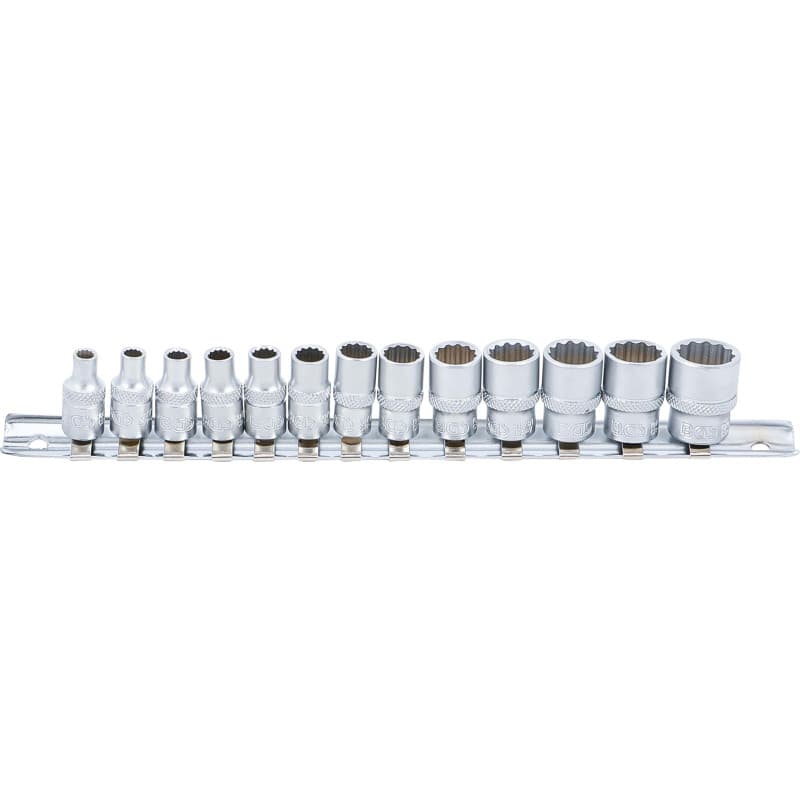 BGS 2269 | Jeu de Douilles, douze pans | 6,3 mm (1/4") | 4 - 14 mm | 13 pièces