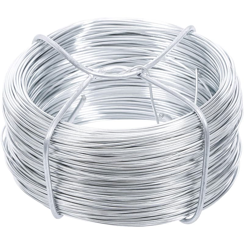 BGS Diy 9120 - Fil de fer zingué - Multicolore, 50 m x 0.7 mm, Taille Unique