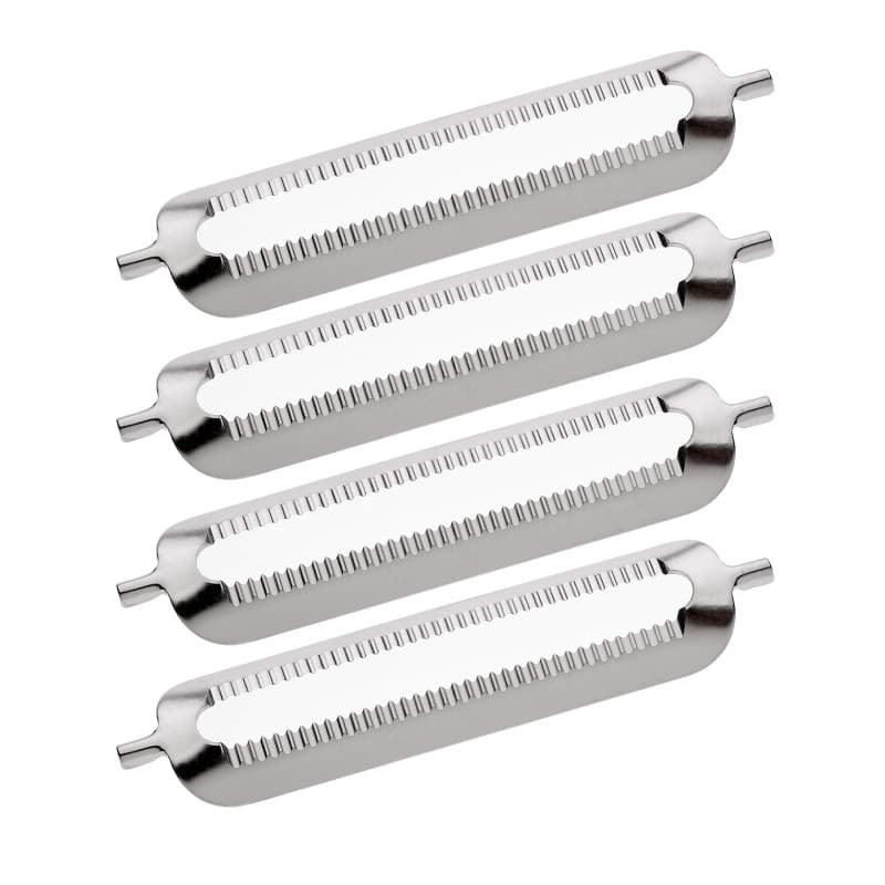 TURBO PRODUKTE Set de 4 Lames de Rechange Originales pour Économe Turbo et Économes d'Autres Marques | Acier Inoxydable Robuste