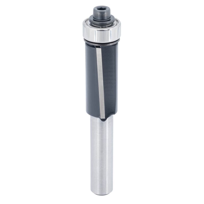 ENT 13460 Fraise pour affleurer droite Carbure, Queue (S) 8 mm, Diamètre (D) 12,7 mm, NL 25,4 mm, SL 32 mm, avec couteau sous an