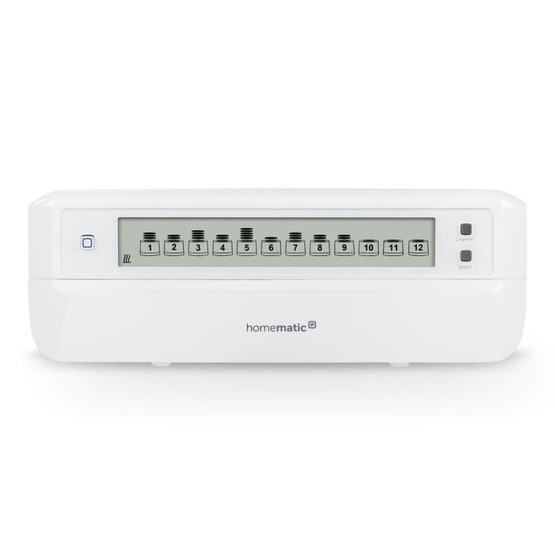 Homematic IP Actionneur de Chauffage au sol - 12 canaux, à commande motorisée Intelligent également par Application, maison conn