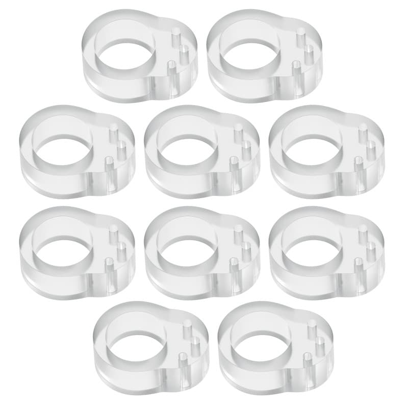 Mitavo Protection Poignee Porte Lot de 10, Butoir Poignée de Porte, Butée de Porte Poignée, Pare-Chocs pour Poignées de Porte et