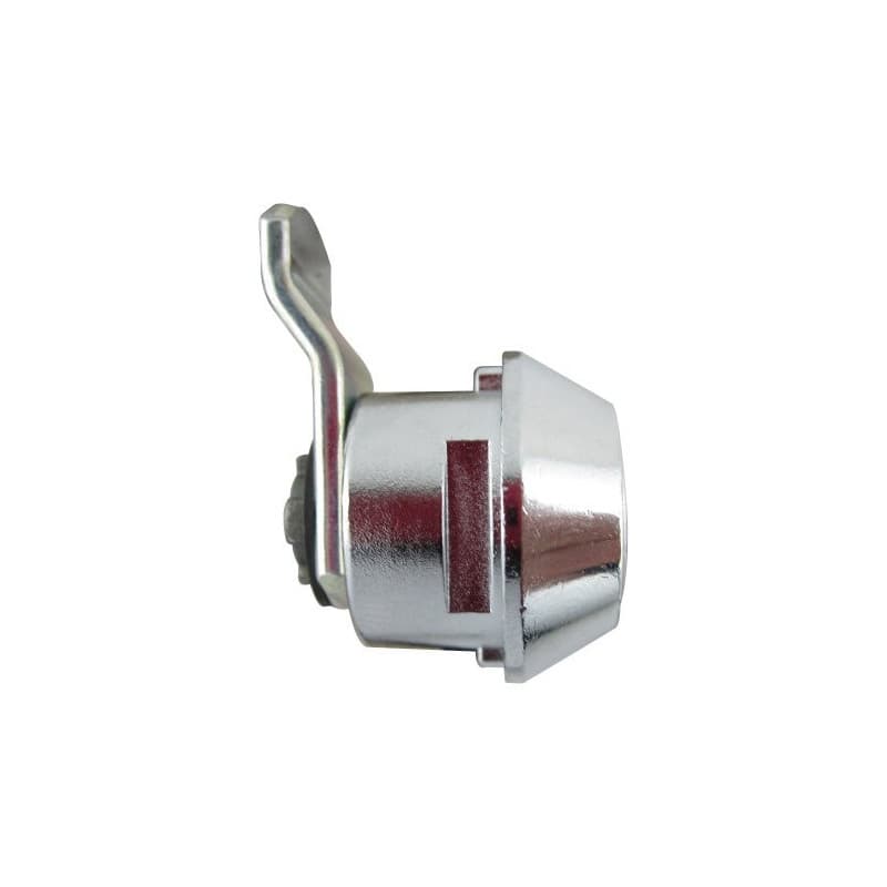 Serrure à came S7312 Argenté SCHWEISTHAL pour boîte aux lettres, 2 clés, verrouillable, 90 degrés, Plaque en laiton, Fixation à