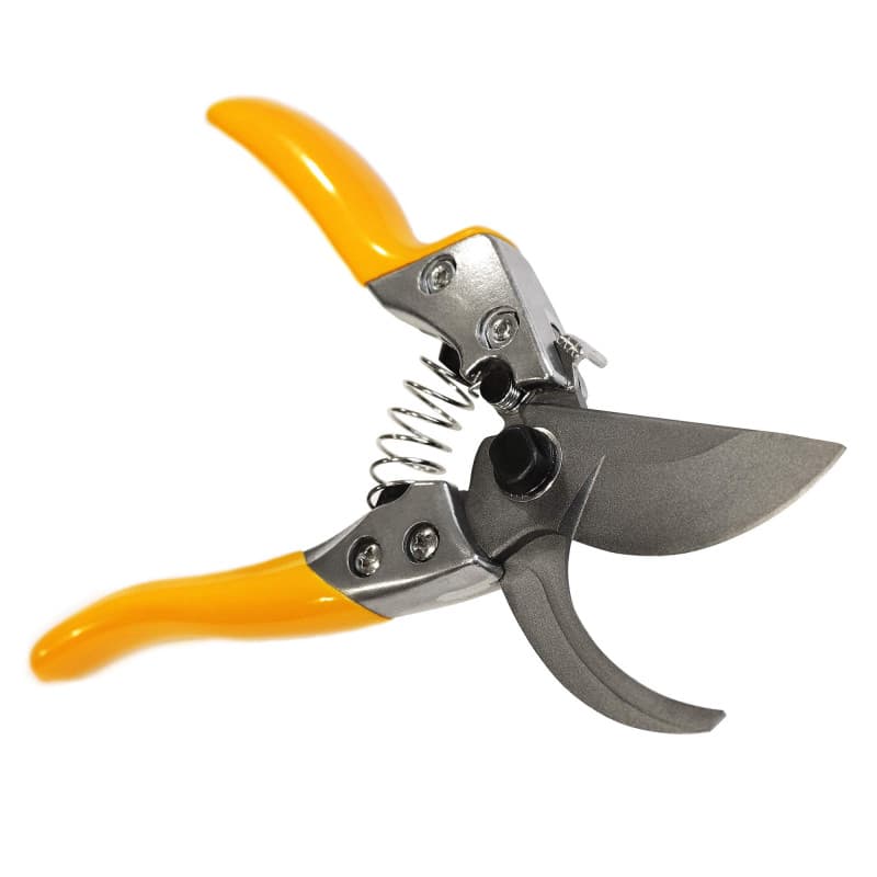 GRÜNTEK Sécateur de Jardin Professionnel 200mm Lame Franche en TEFLON 50mm I Coupe Branche à une Main