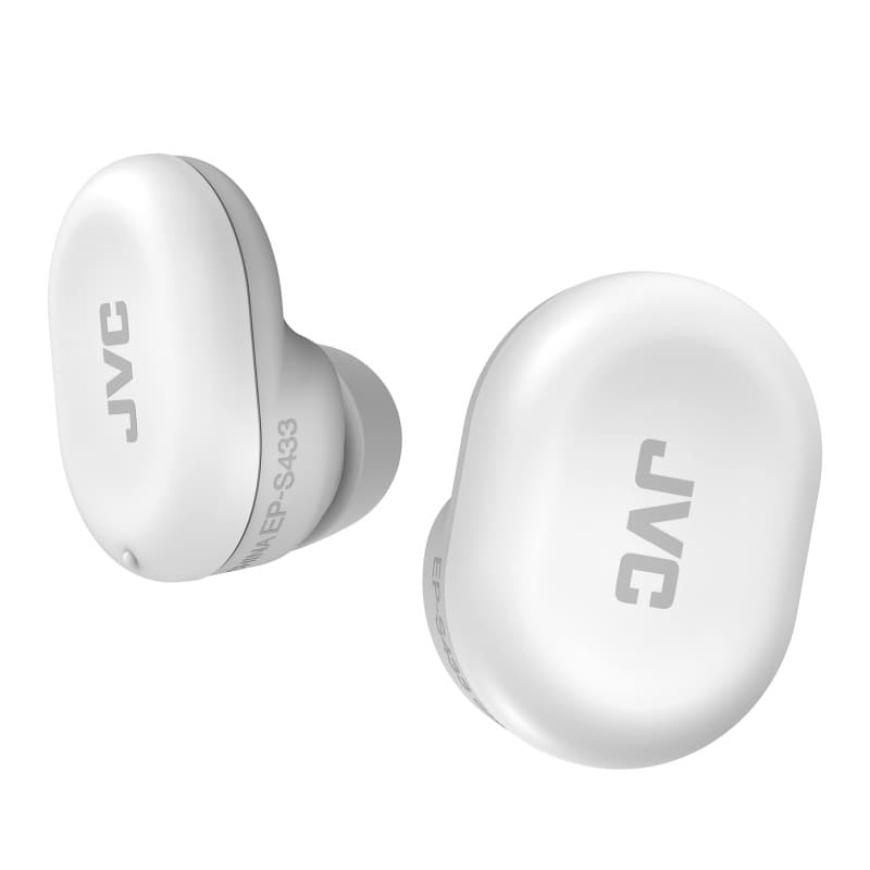 JVC Bouchons d'oreille pour réduction de bruit - Coussin d'air pour un ajustement confortable, Embouts à mémoire de forme taille