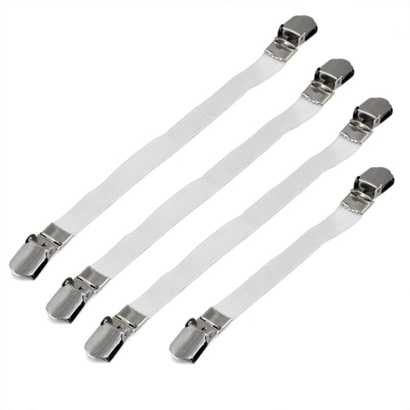 4X Clips pour Housse de Planche à Repasser - Attaches élastiques pour Le Linge à la Maison - par TRIXES