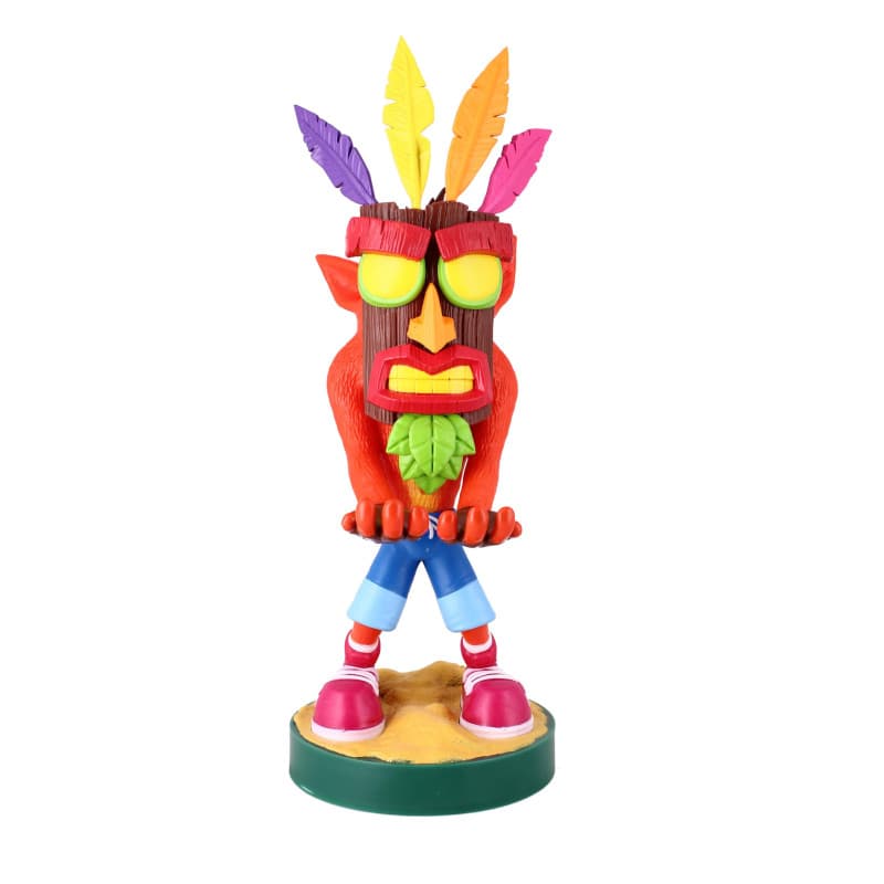 Cable Guys - Crash Bandicoot Aku Aku Gaming Accessories Holder & Phone Holder for Most Controller (Xbox, Play Station, Nintendo