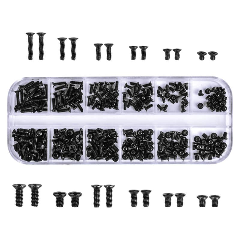 Chstarina 240Pcs M2 M2.5 M3 Kit de Vis pour Ordinateur Portable Kit de Vis de Réparation D'ordinateur pour IBM HP Dell Lenovo Sa