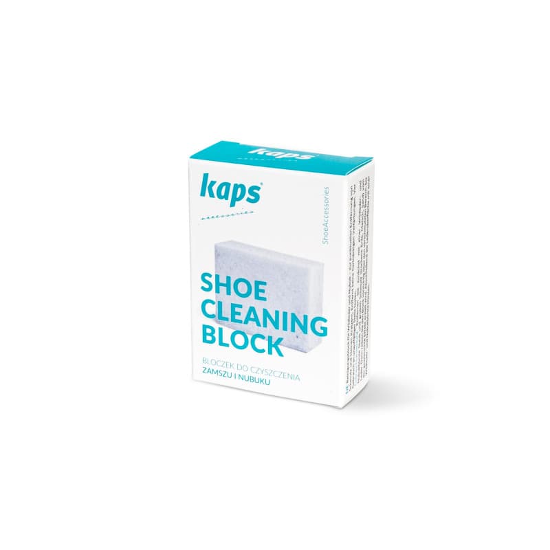 Kaps Gomme pour Cuir Nubuck et Daim, Élimine les Taches, Gomme Nettoyante pour Chaussures, Sièges Véhicule, Revêtements de Cuir