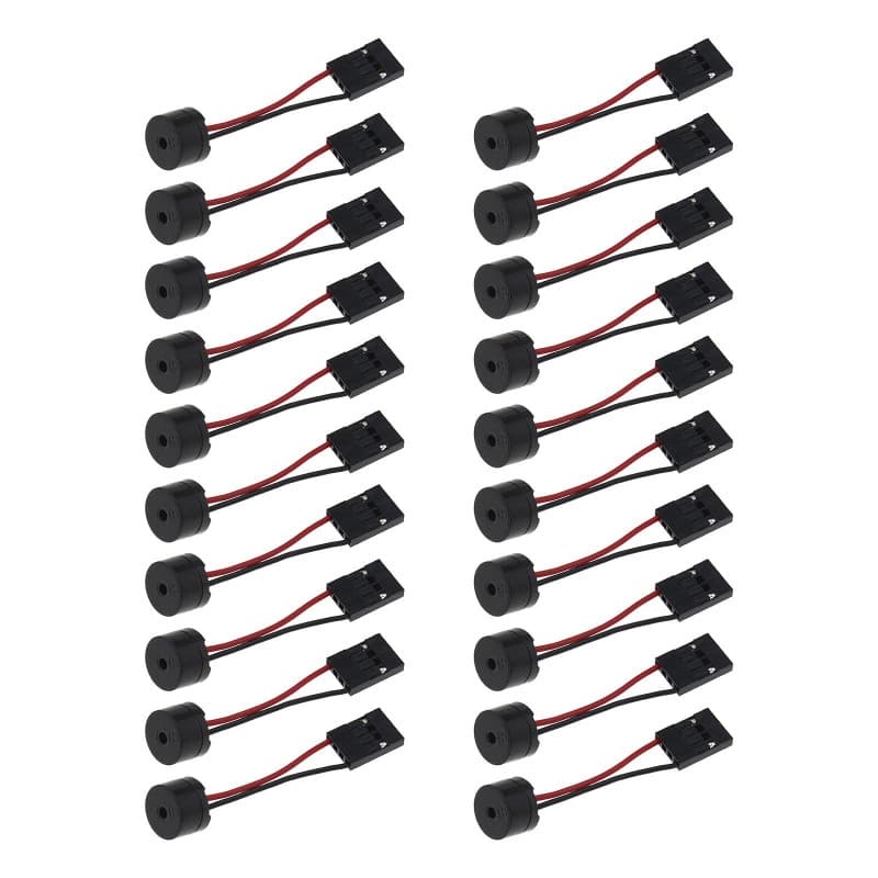 be in your mind 20x Code Bip Haut-Parleur Interne Buzzer 4 Broches Haut-Parleur Sondeur Carte Mère pour PC de Bureau Connecteur