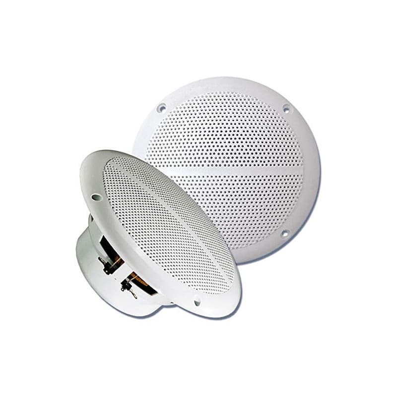 Sound-way - Haut-parleurs Marins 16 CM Enceintes pour Bateau, véranda, Piscine, Salle de Bain 100 Watts