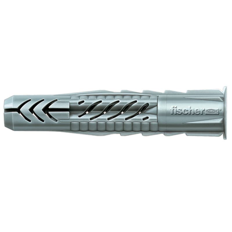 Fischer 71545 cheville, gris, 12 x 70 mm, lot de 25 pièces