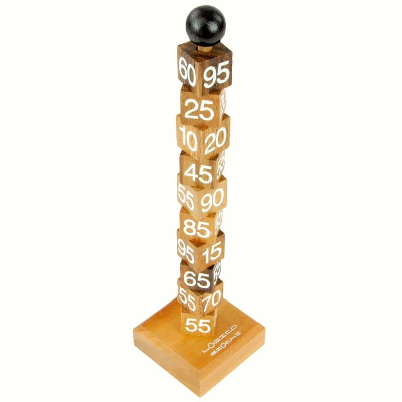 Logica Jeux Art. Tour Mathématique - Casse-tête Mathématique - Difficulté 5/6 Incroyable - Euclide Collection