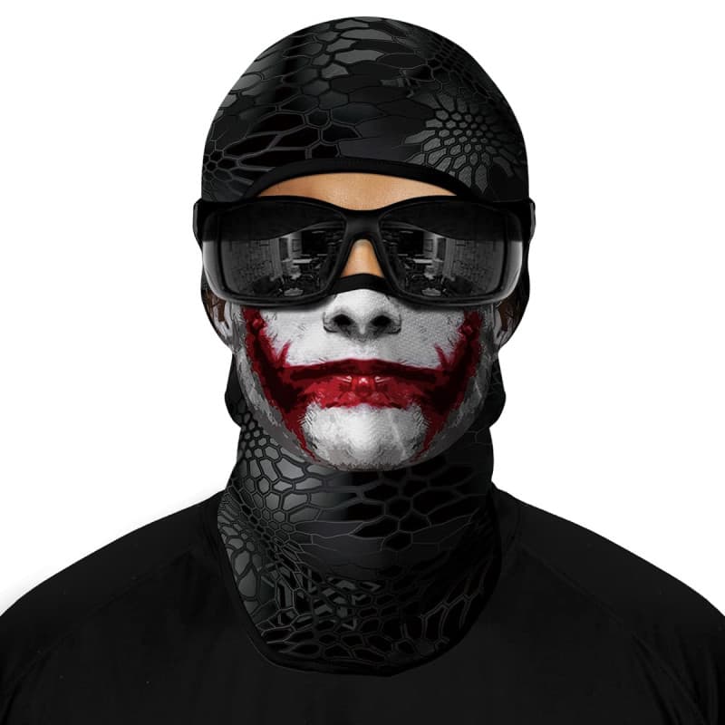 ShopINess Cagoule Unisexe pour Adultes avec Design 3D pour Le Sport Le Festival la Fête d'halloween et Le Carnaval - Joky