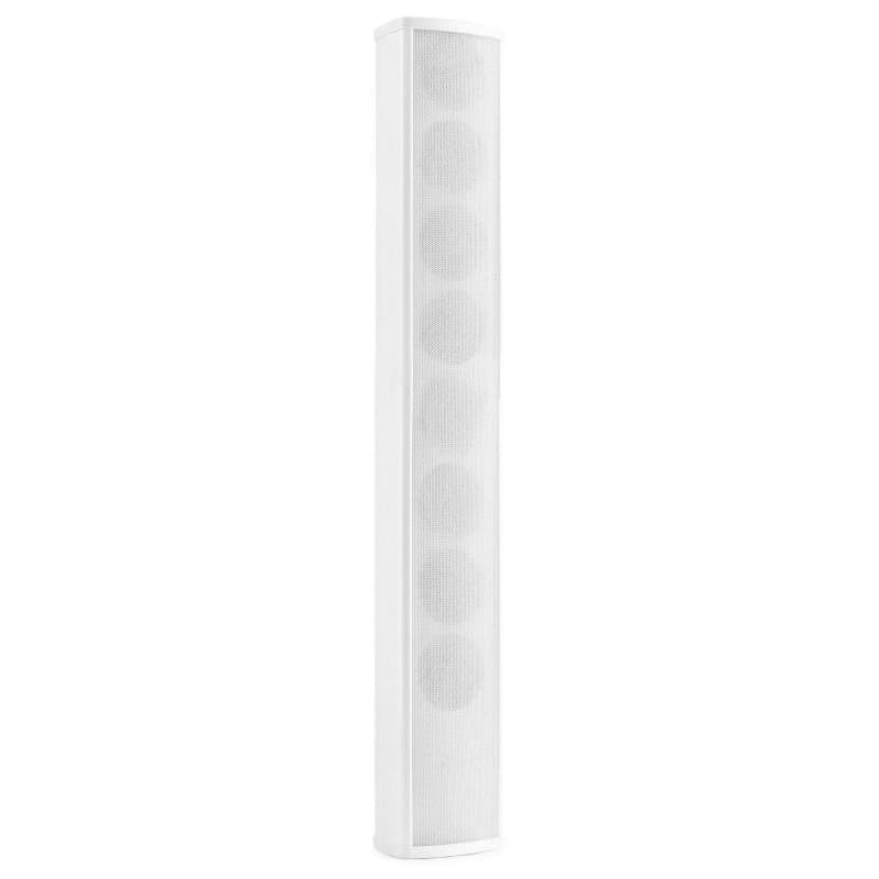 Power Dynamics ICS8 - Colonne de Son Blanche, 40W, Idéale pour Un Montage Discret dans Les Salles de Conférences, Églises ou Hal