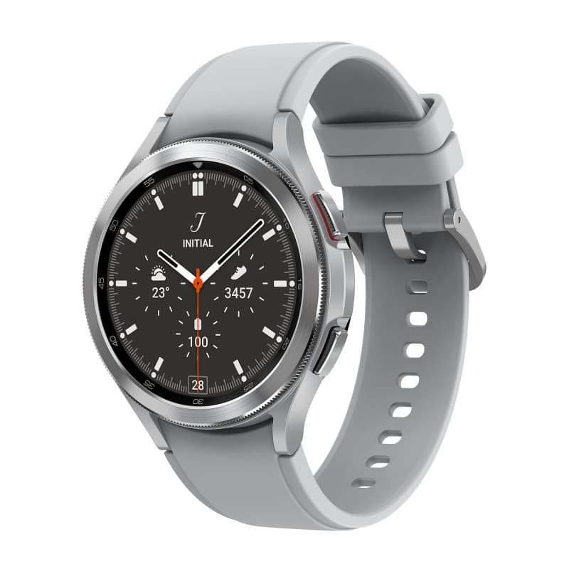 Samsung Galaxy Watch4 Classic 3,56 cm (1.4") 46 mm SAMOLED Argent GPS (satellite) (Version EU)