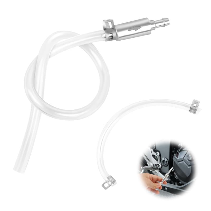 YAKLEE Purge de Frein de Moto Tuyau de Purge d'embrayage Purge de Frein Hydraulique Flexible Purge de Tube de Valve Unidirection